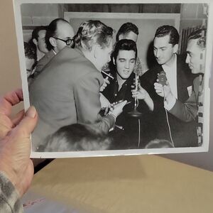 Vintage Black and White Celebrity Photograph